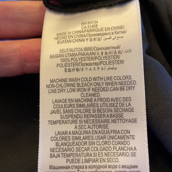 BCBG MacAzria Ellah wide leg black jumpsuit Medium - Picture 10 of 10